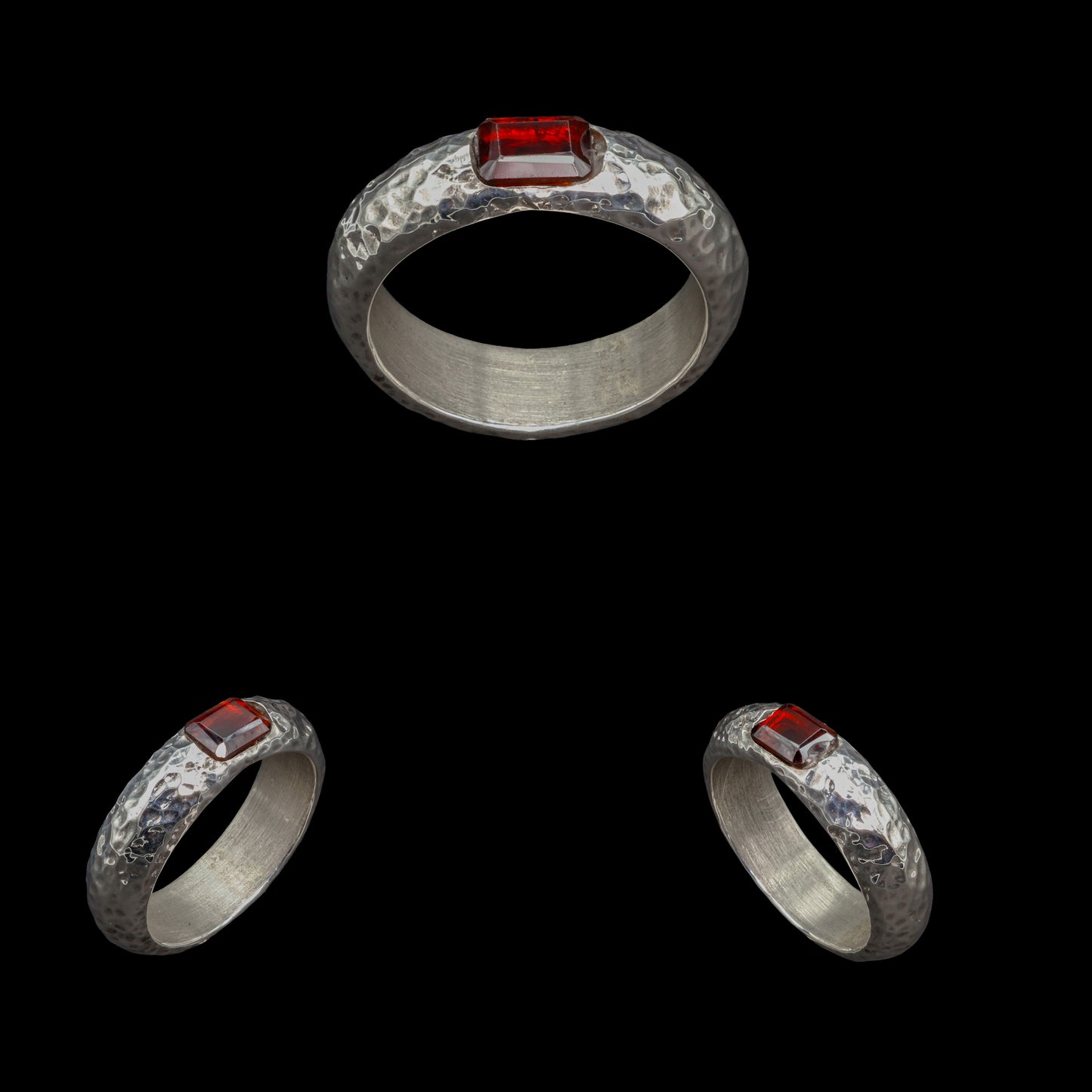 Anillo de Granate Almandino