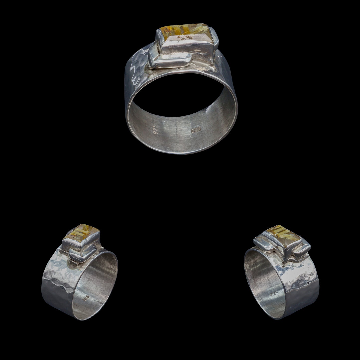 Anillo de Cuarzo Rutilado