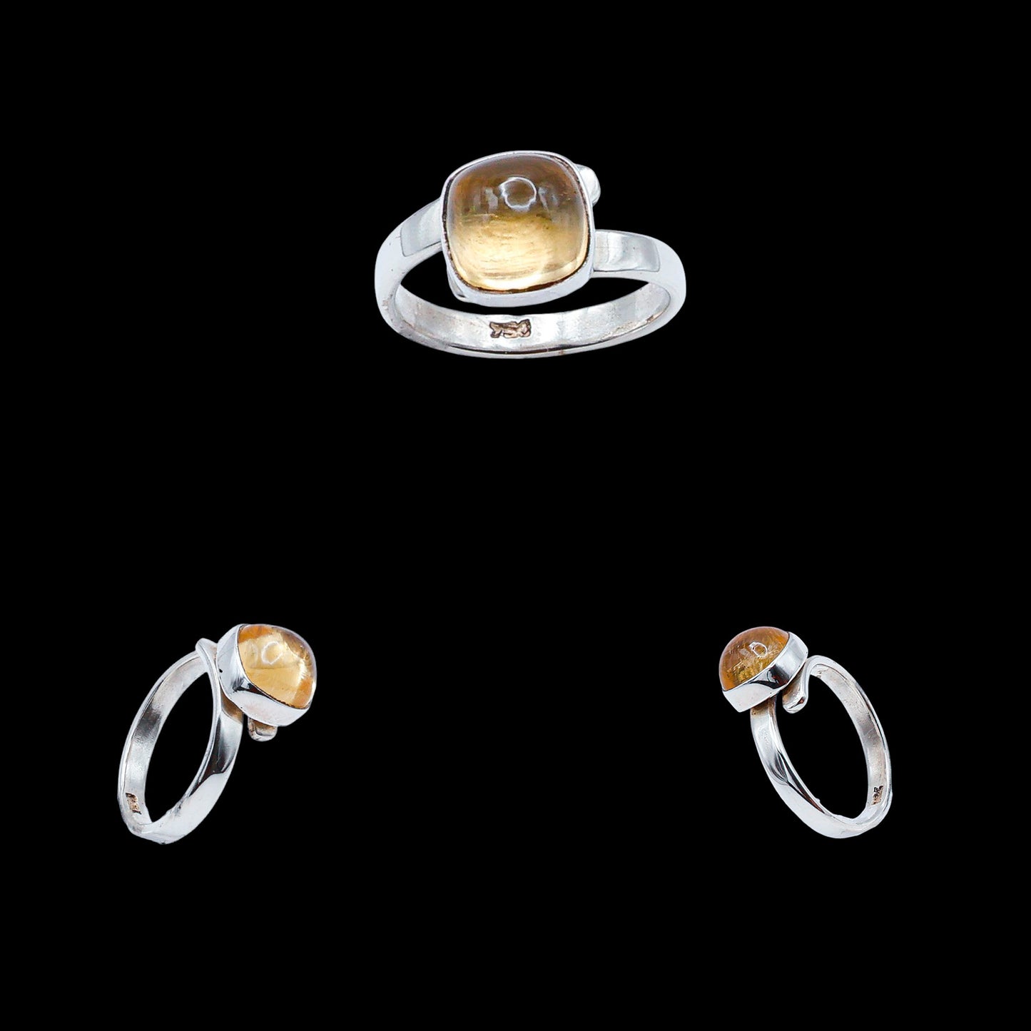 Anillo de Cuarzo Citrino