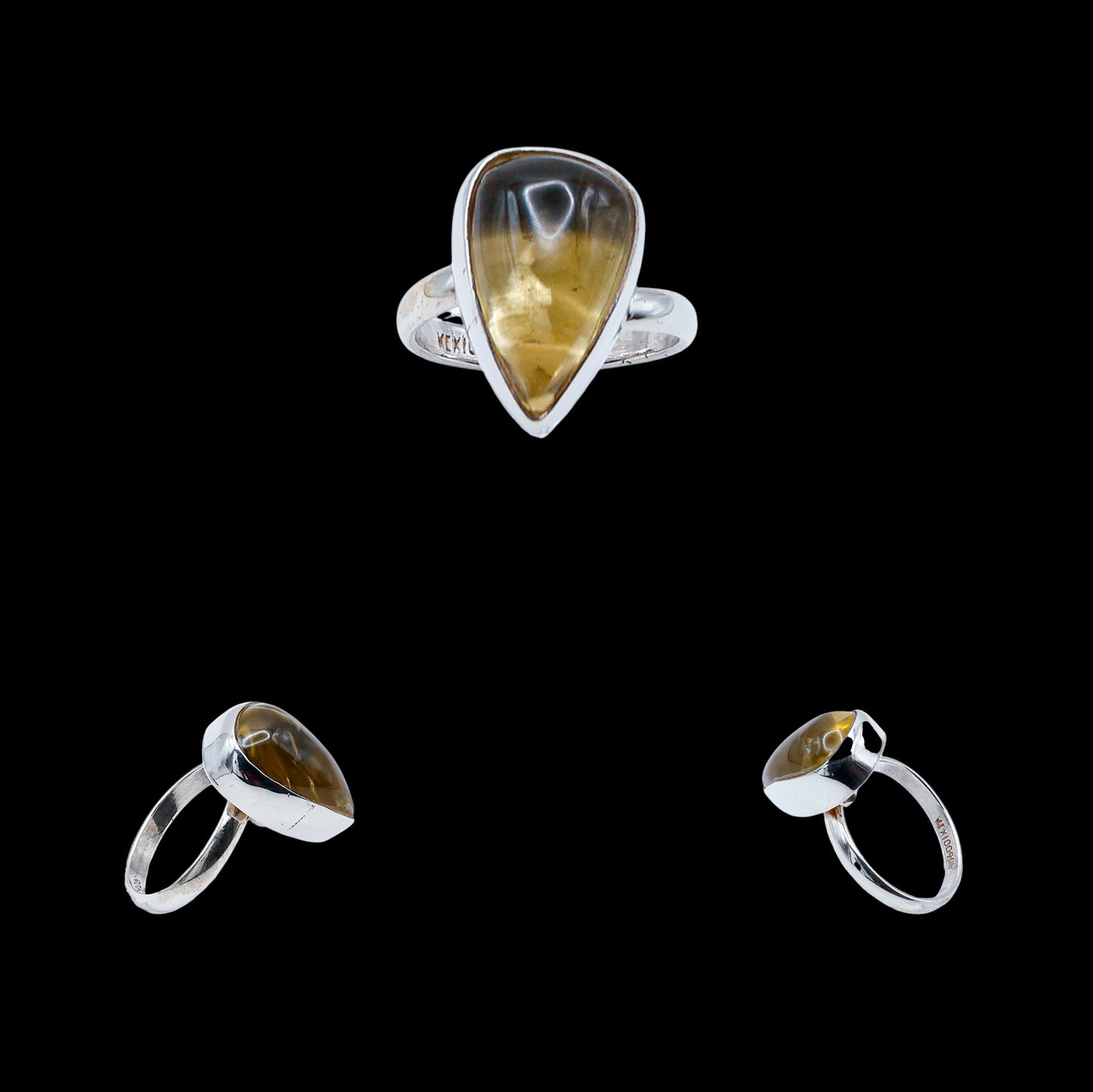 Anillo de Cuarzo Citrino