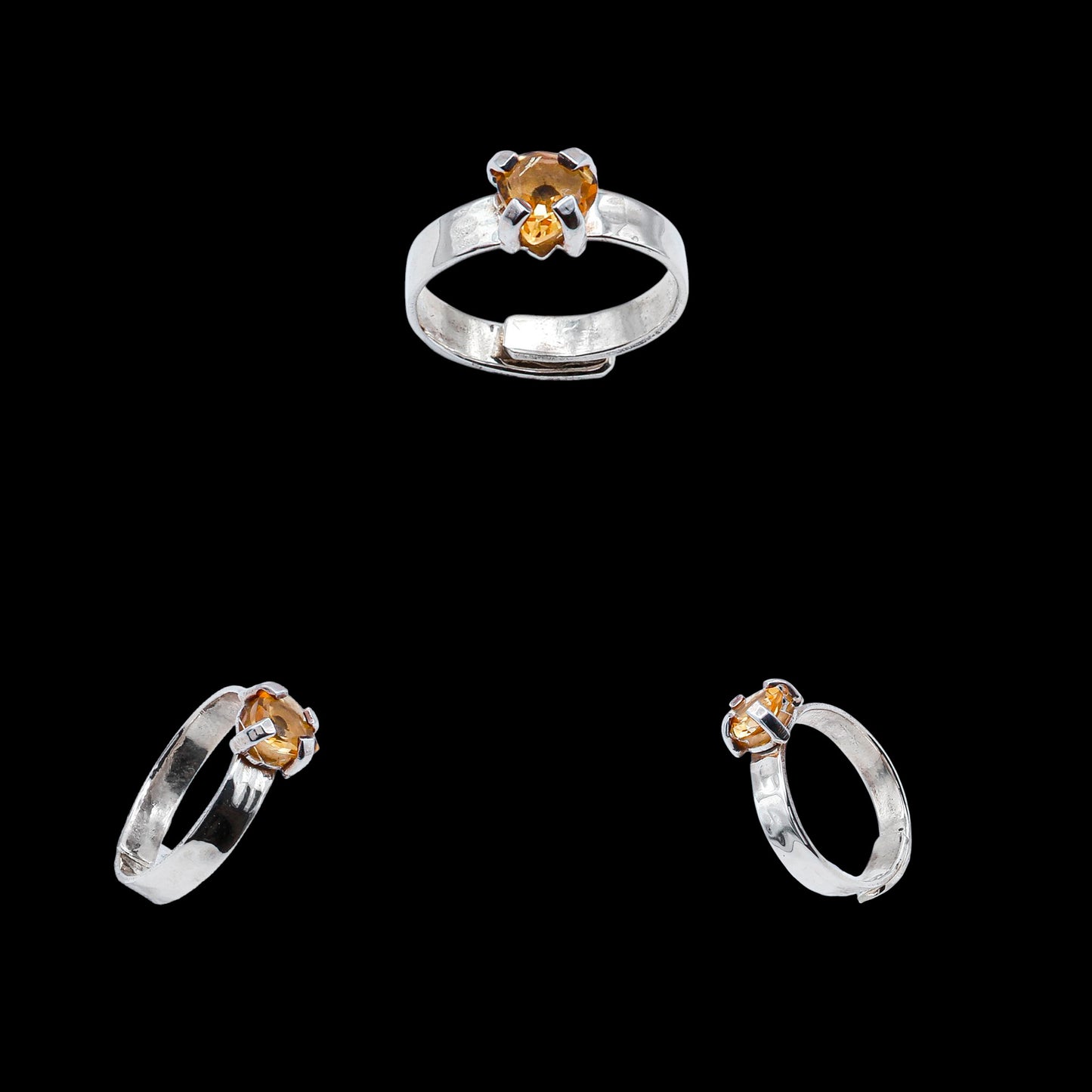 Anillo de Cuarzo Citrino