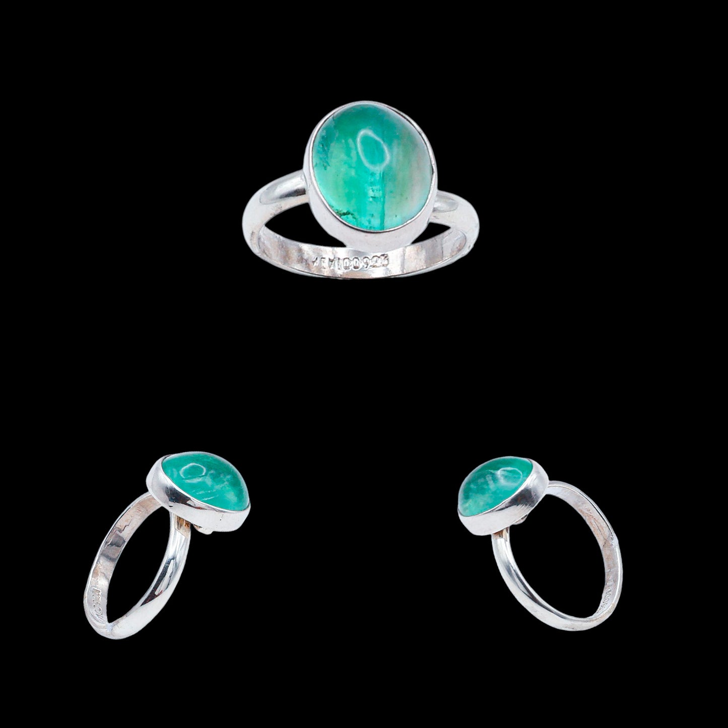 Anillo de Fluorita Multicolor