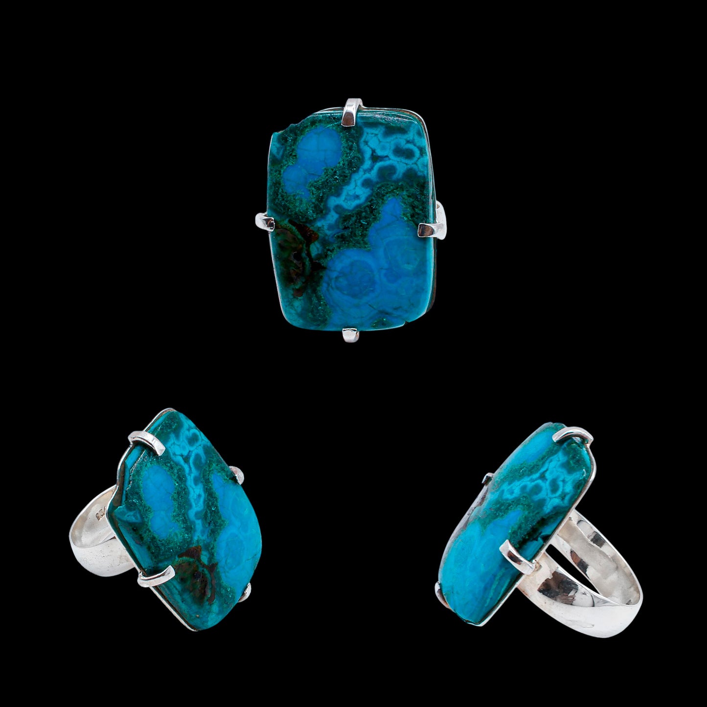 Anillo de Crisocola