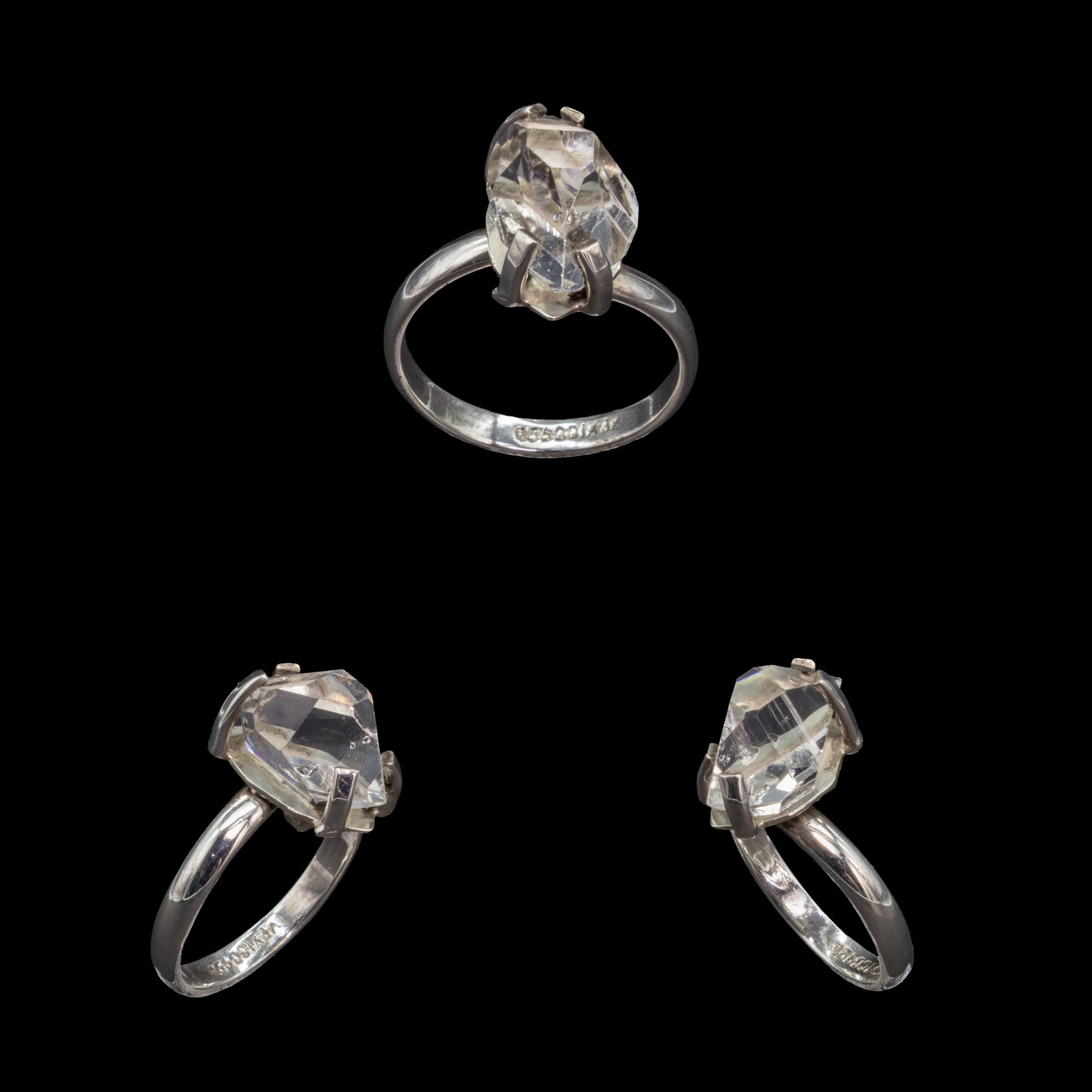Anillo de Diamante Herkimer