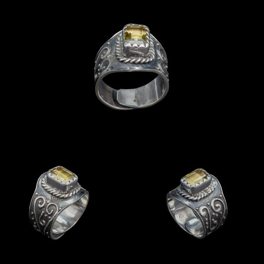 Anillo de Citrino