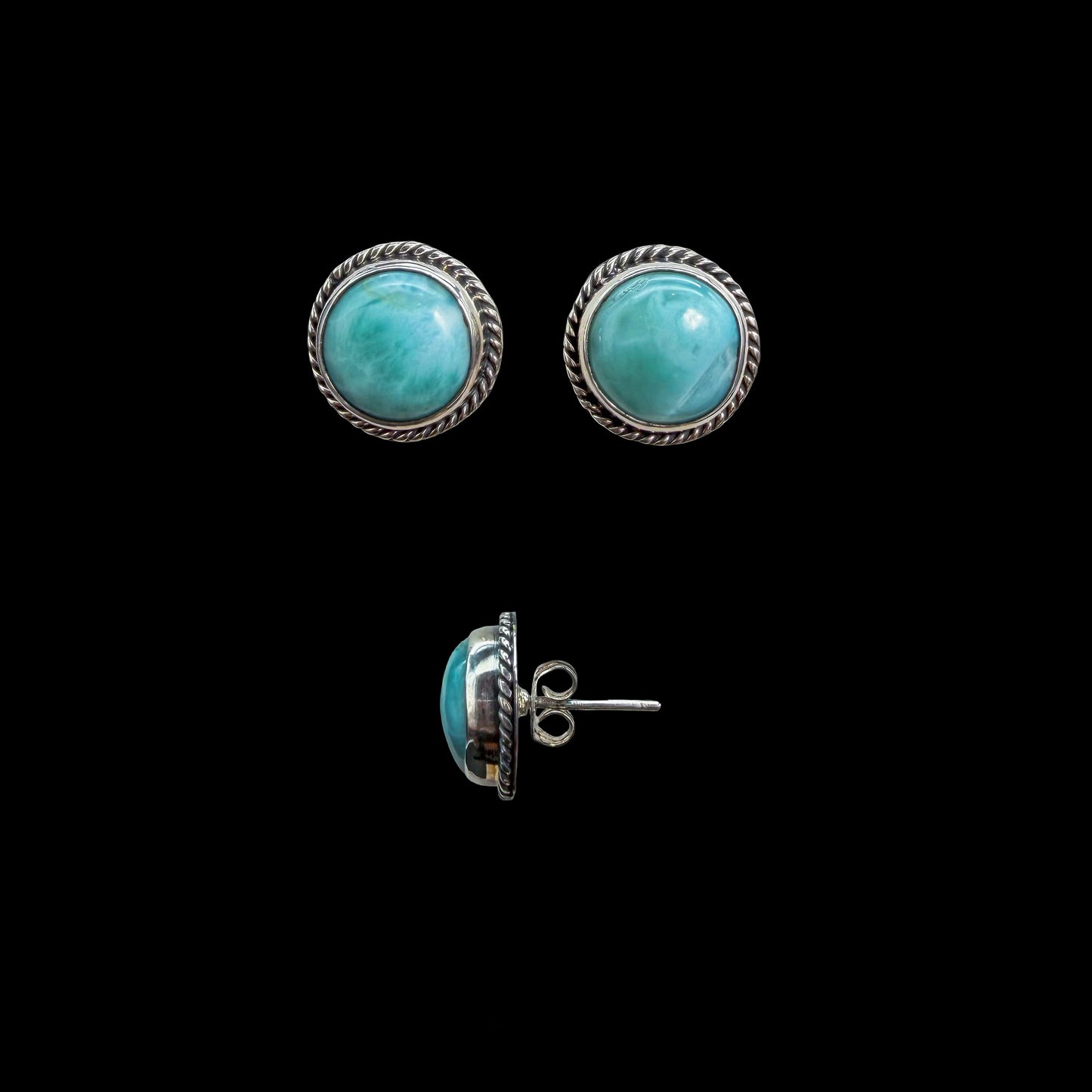 Aretes de Larimar