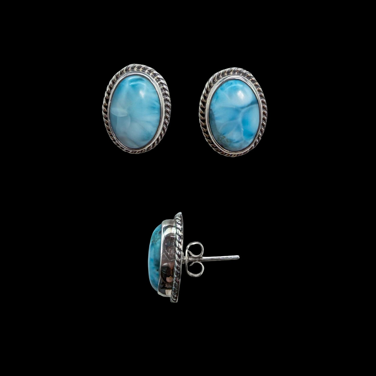 Aretes de Larimar