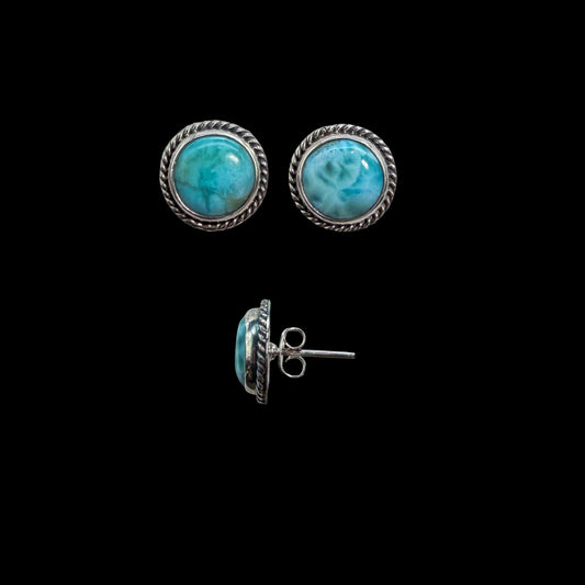 Aretes de Larimar