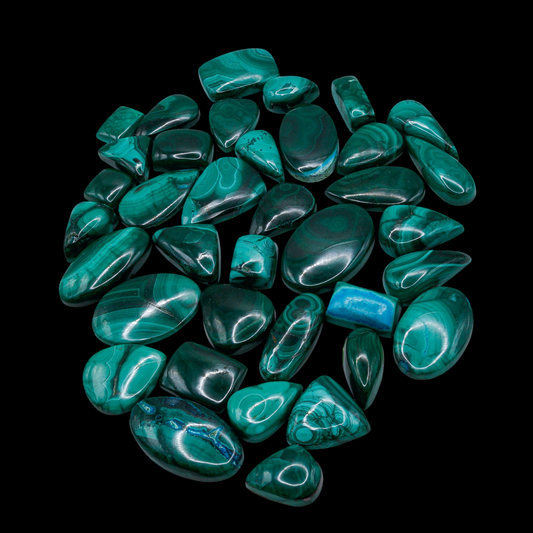 Cabujón de Malaquita