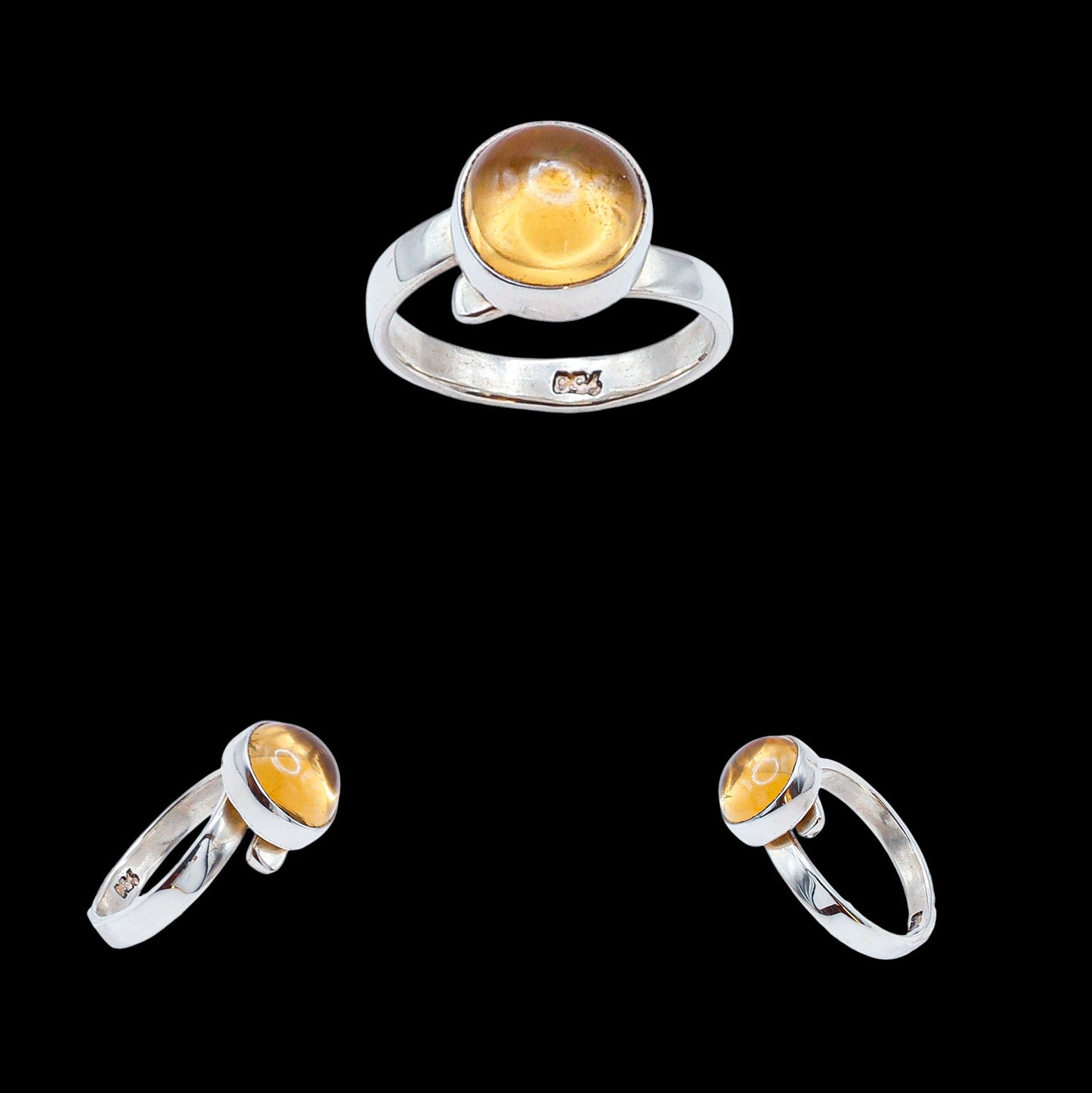 Anillo de Cuarzo Citrino