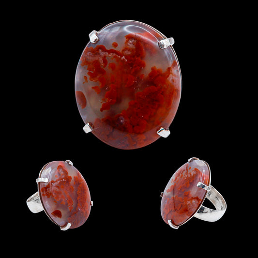 Anillo de Ágata Musgosa