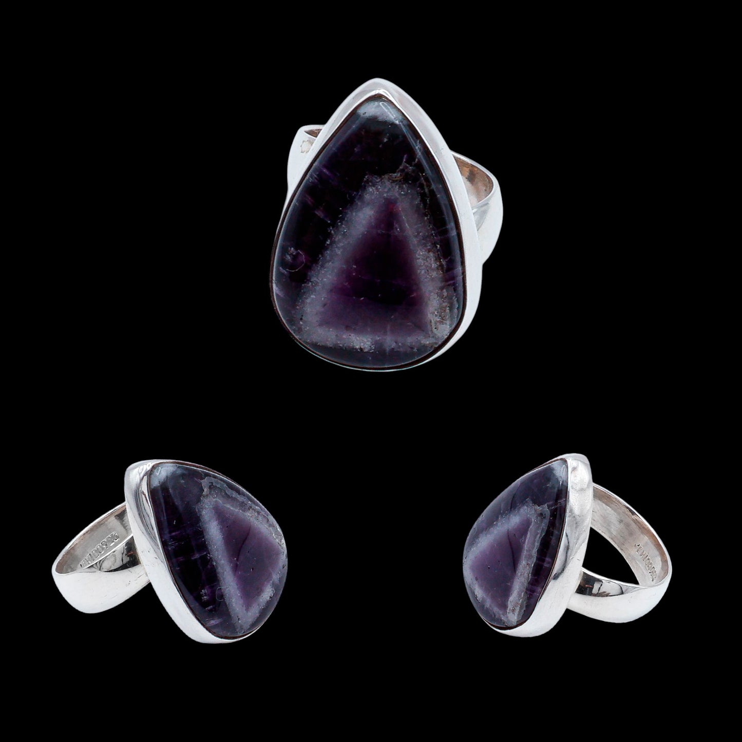 Anillo de Amatista Trapiche
