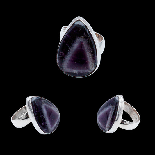 Anillo de Amatista Trapiche