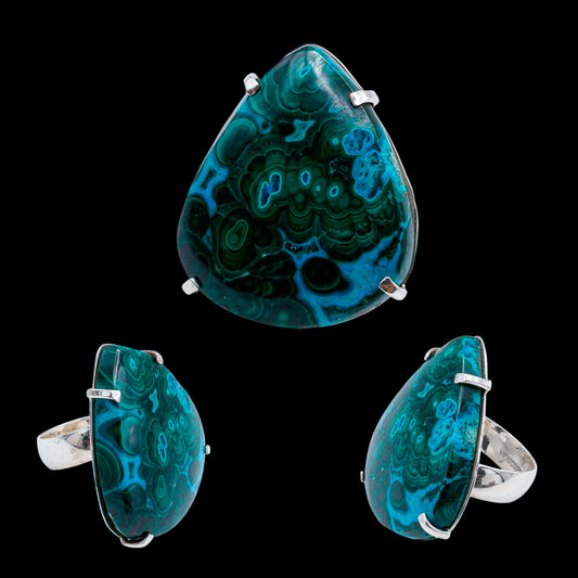 Anillo de Crisocola