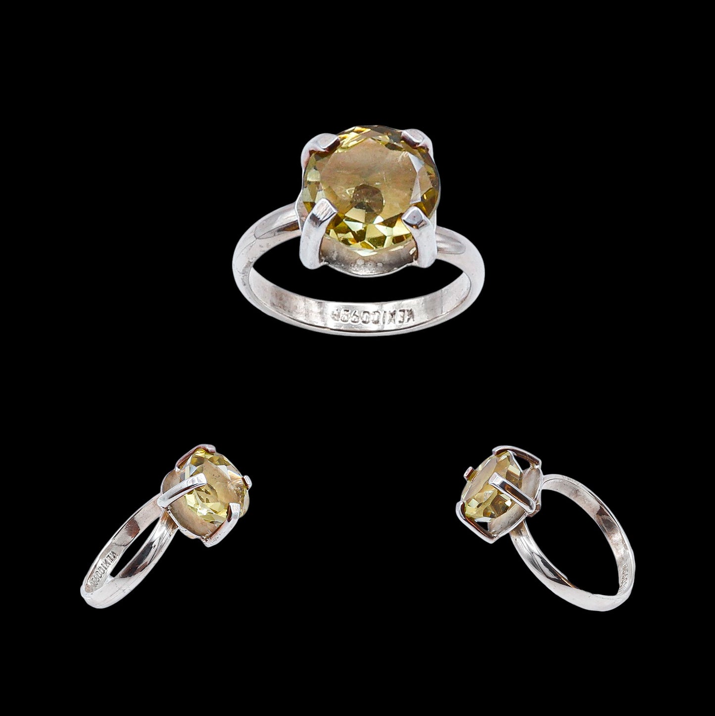 Anillo de Cuarzo Citrino