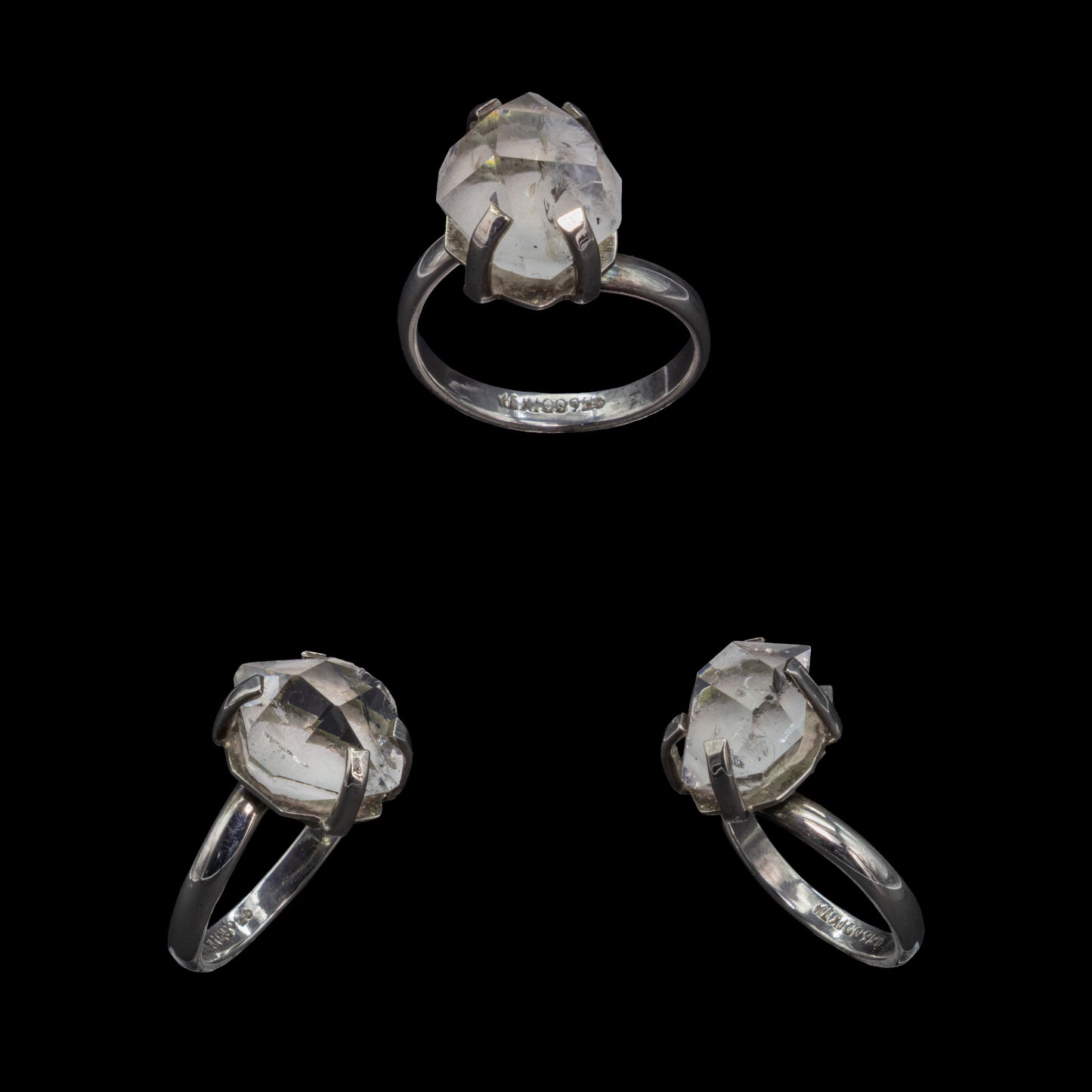 Anillo de Diamante Herkimer