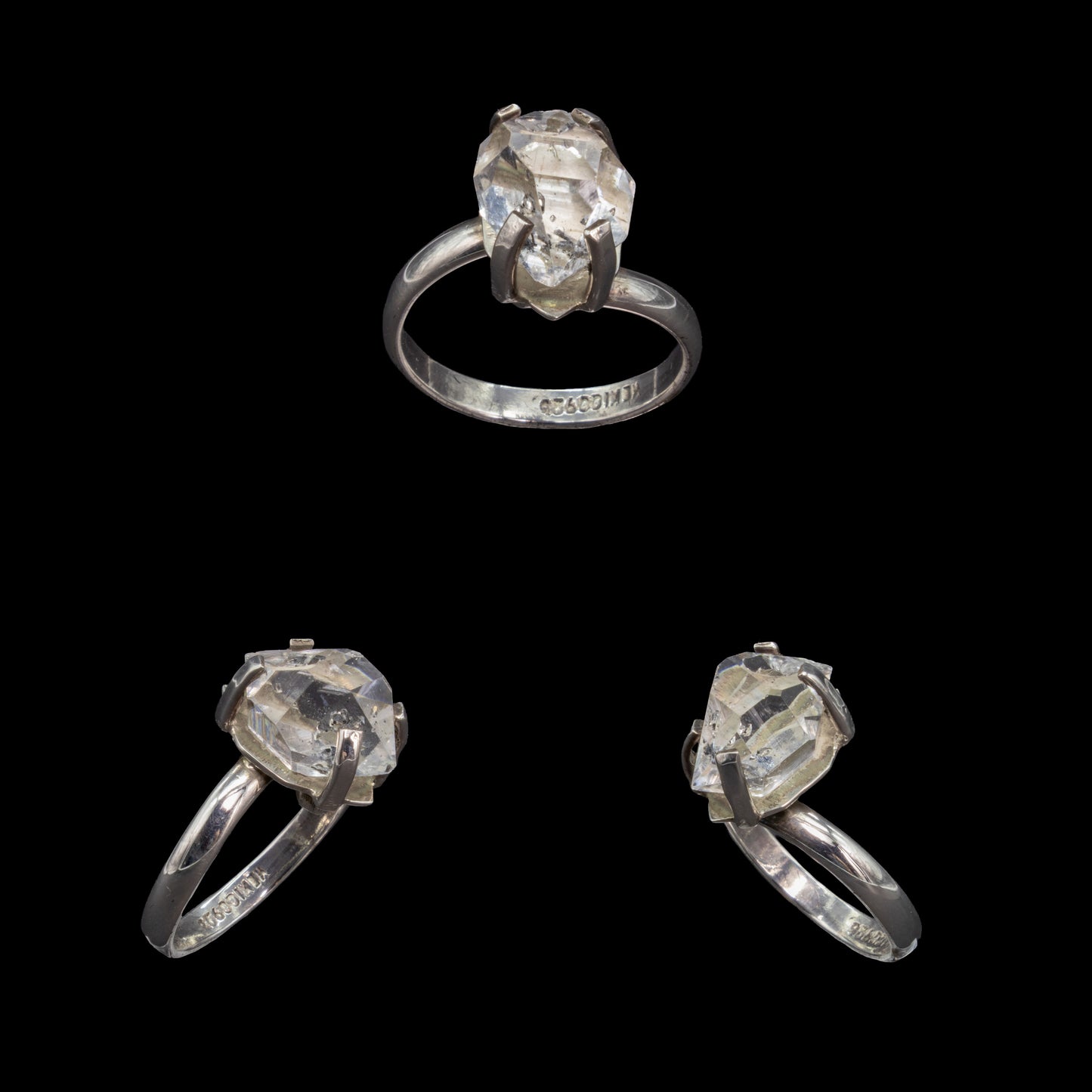 Anillo de Diamante Herkimer