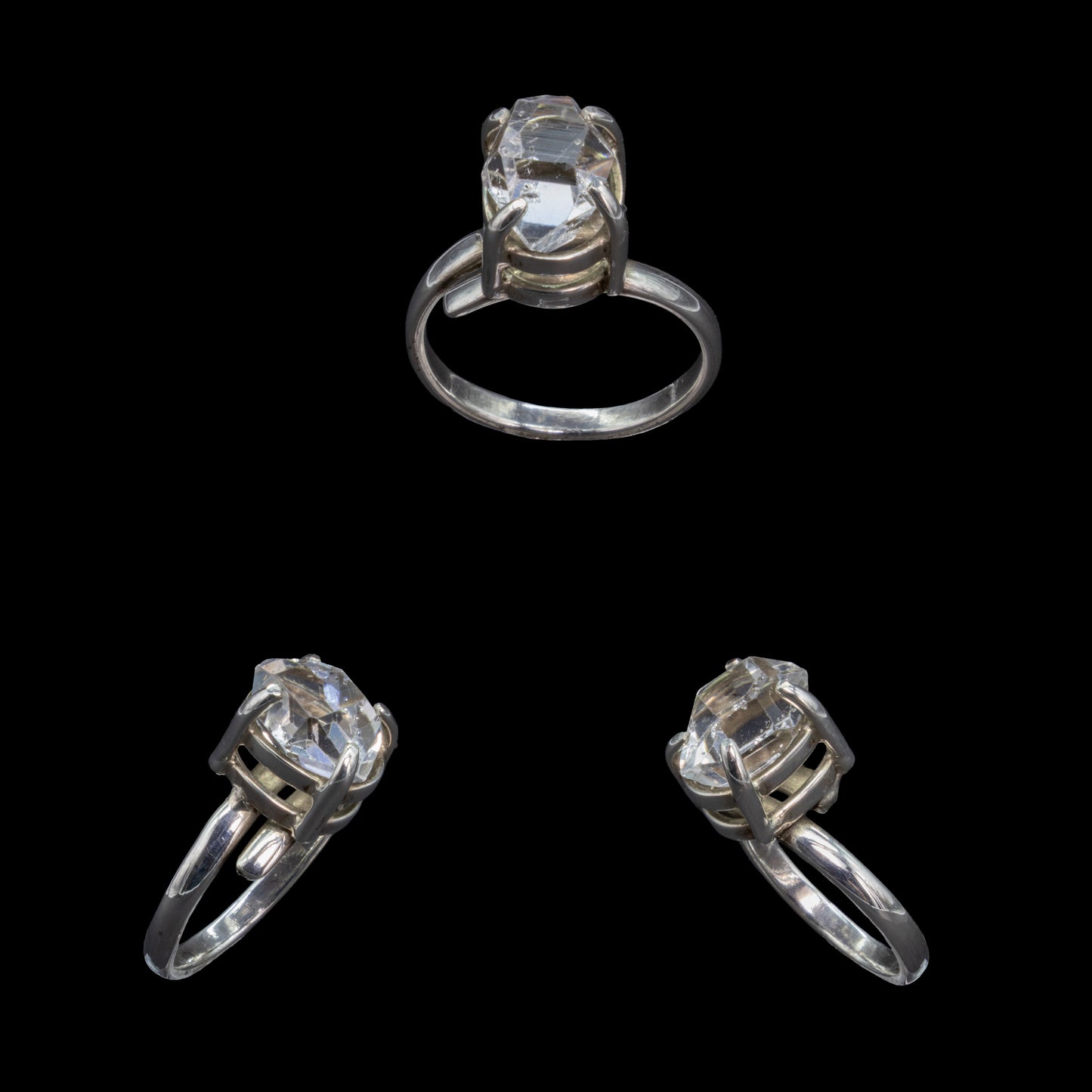 Anillo de Diamante Herkimer