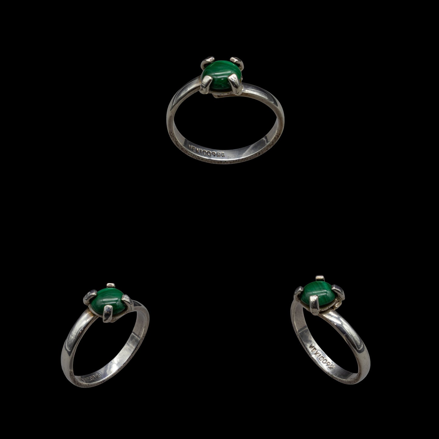 Anillo de Malaquita