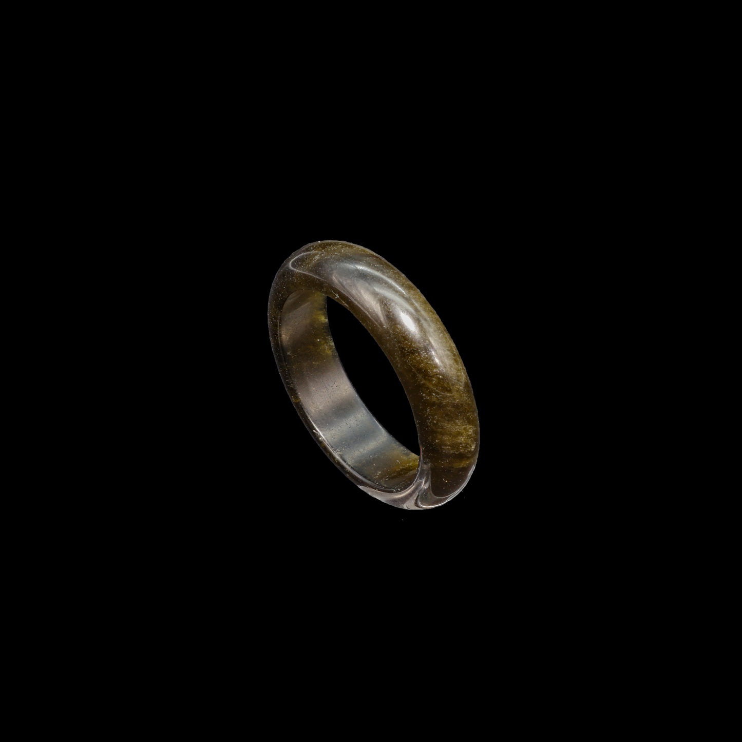 Anillo de Obsidiana Dorada