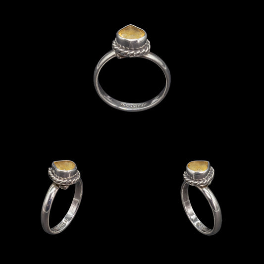 Anillo de Cuarzo Citrino