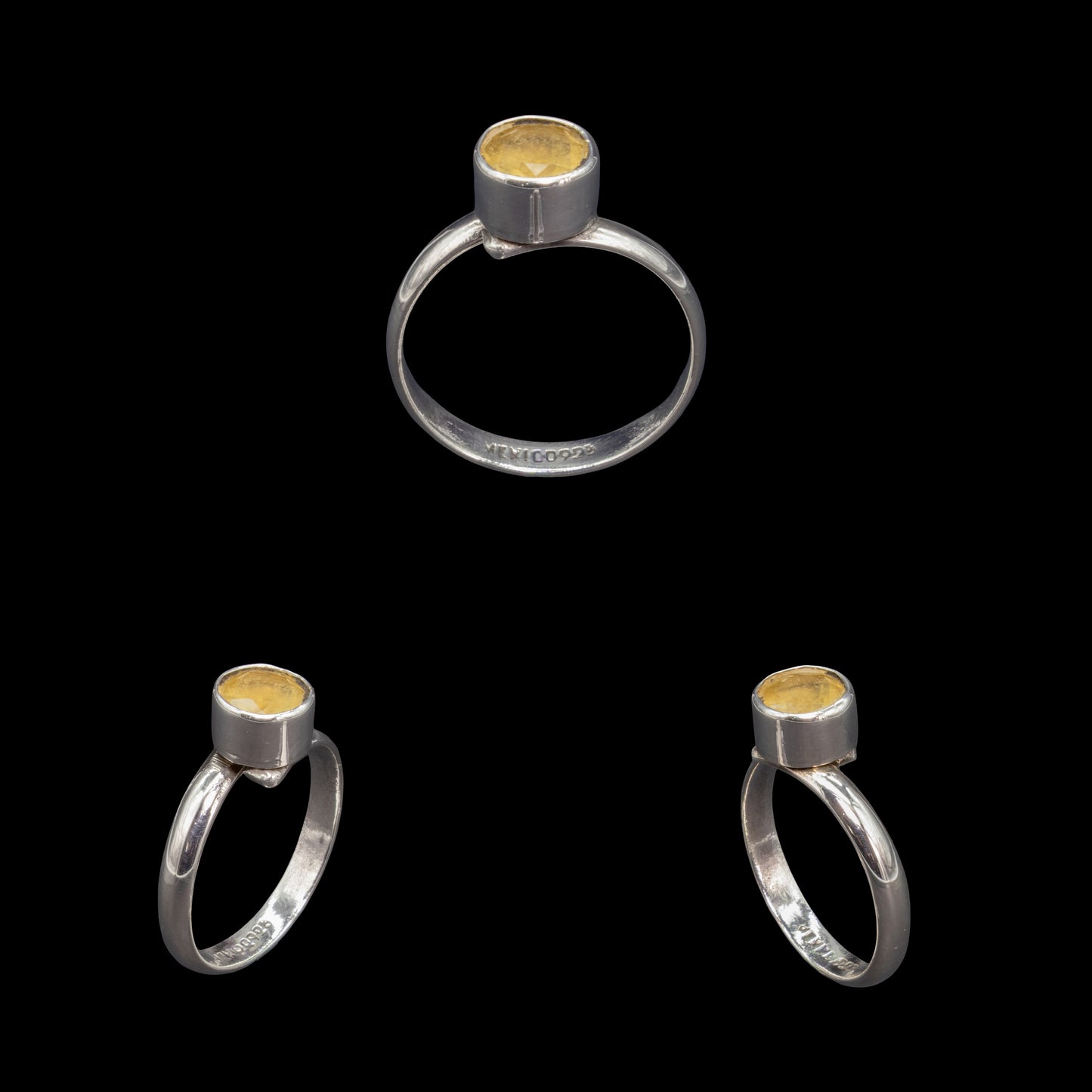 Anillo de Cuarzo Citrino