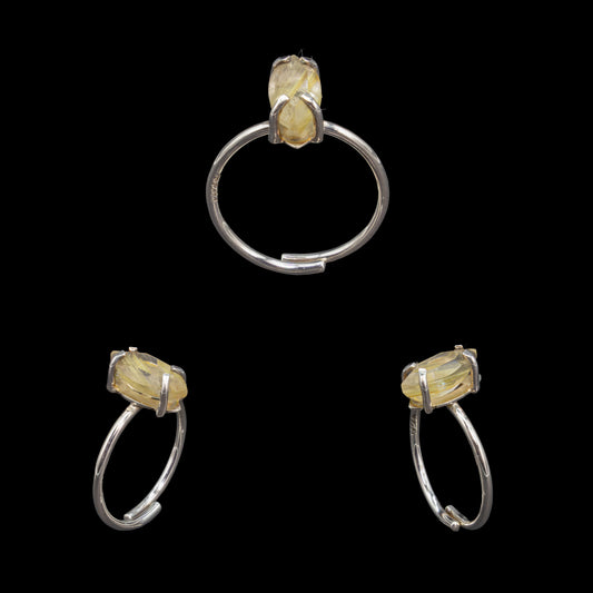 Anillo de Cuarzo Rutilado